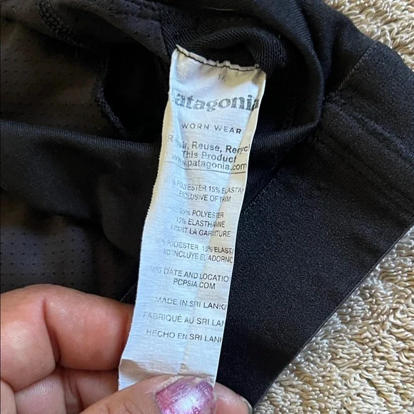 Patagonia Midnight Black Sports Bra - Picture 3 of 5